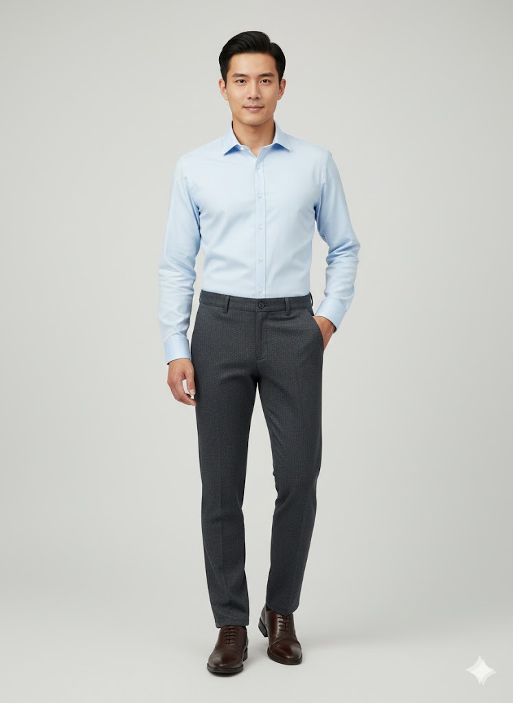 Calça Social Grafite